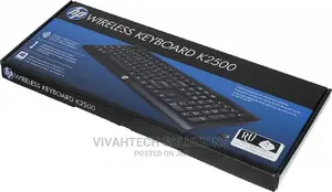 HP K2500 Wireless Keyboard (English Arabic)