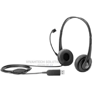 HP Stereo USB Headset Black T1A67AA