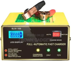 Universal 12 v Portable Car Battery Charger.