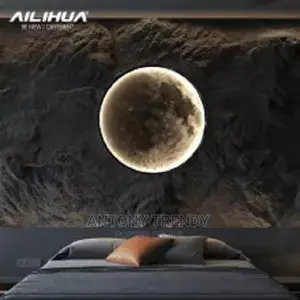 Creative Living Room Bedroom Moon Lamp.