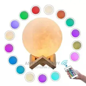 Moon Lamp 3D Print LED Night Light.