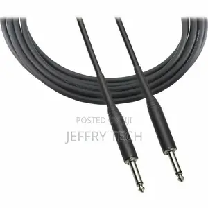 6.35MM Male Plug to 6.35MM Male Plug 8M Shielded MICROPHONE