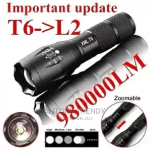 LED Flashlight Powerful XML T6 Aluminum Waterproof.