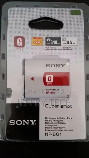 SONY NP BG1 Digital Camera Battery DSC W G Type Stamina Gen