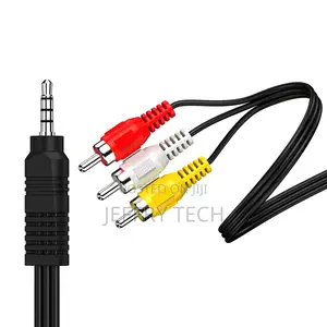 3.5mm to RCA AV Camera Video Cable, Audio Stereo Jack 1,5m