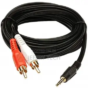 3.5 Mm Jack Stereo Amplifier Connect Tv-Out Speaker AV 1.5m