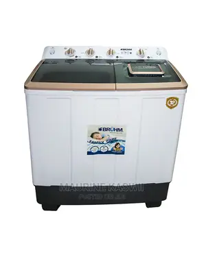 Bruhm BWT-110H Twin Tub Semi Automatic Washing Machine, 11kg