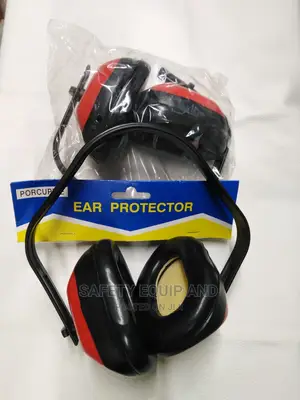 Red Black Earmuffs