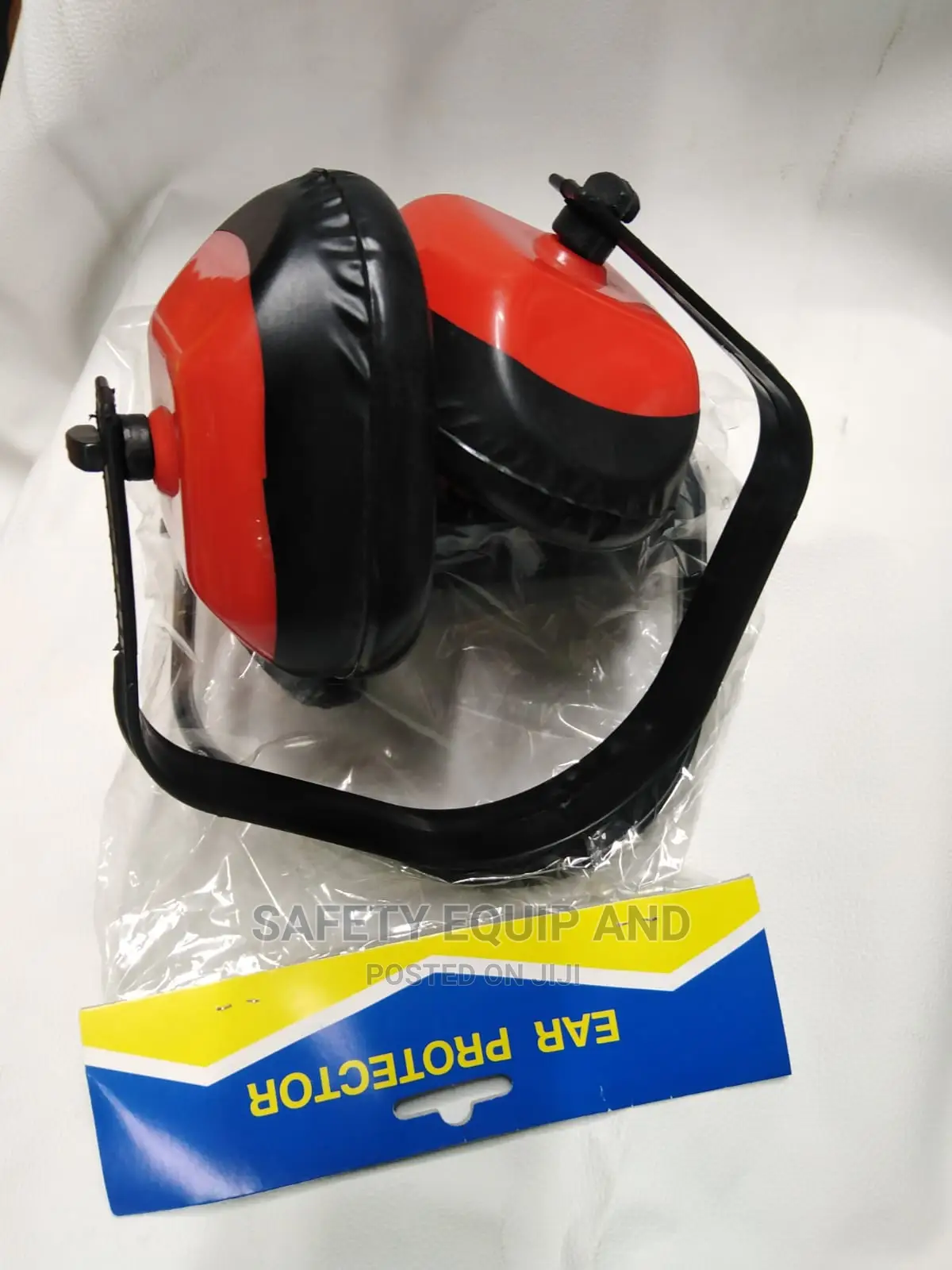 Red Black Earmuffs