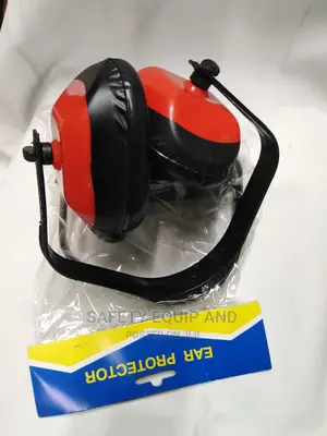 Red Black Earmuffs