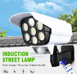 Outdoor Solar Monitoring Lamp
