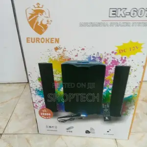 Euroken EK -607 With Bluetooth Multimedia Speaker Woofer.