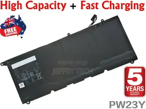 PW23Y Battery for XPS 13 9360 Series 13-9360-D1605g D1605T D