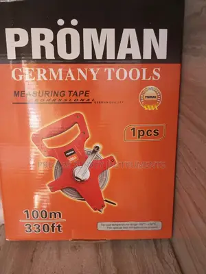 Measuring Tape Fiberglass 100m (German Tool)