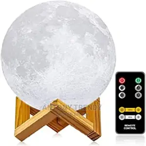 BRIGHTWORLD Moon Lamp Moon Night Light 3D .