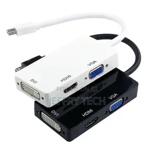 For Macbook Pro/Macbook Air 3 IN1 Mini Dp to HDMI/DVI/VGA Ad