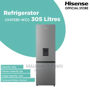 Hisense H415bi-Wd 305L Combi Fridge