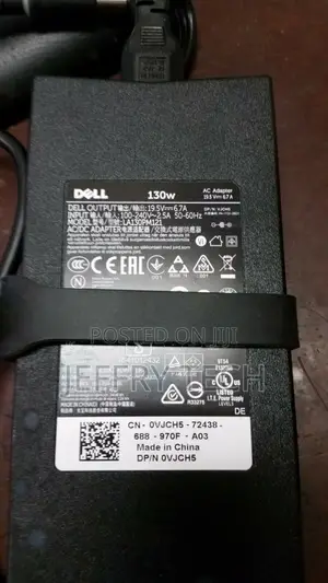 Genuine OEM Dell AC Laptop Adapter 130W 19.5 v 6.7A