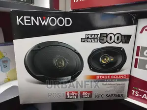 Kenwood 500watts 3 Way 6 by 9 Midrange Speakers