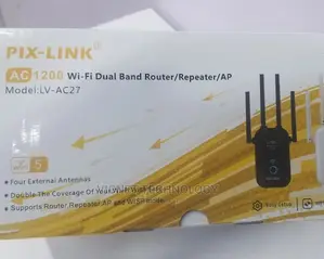 Pix-Link AC 1200 Dual Band Router Wireless Wifi Repeater