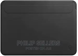 PU Leather Laptop Sleeve Bag for Macbook Pro 13.3-Inch - Bla