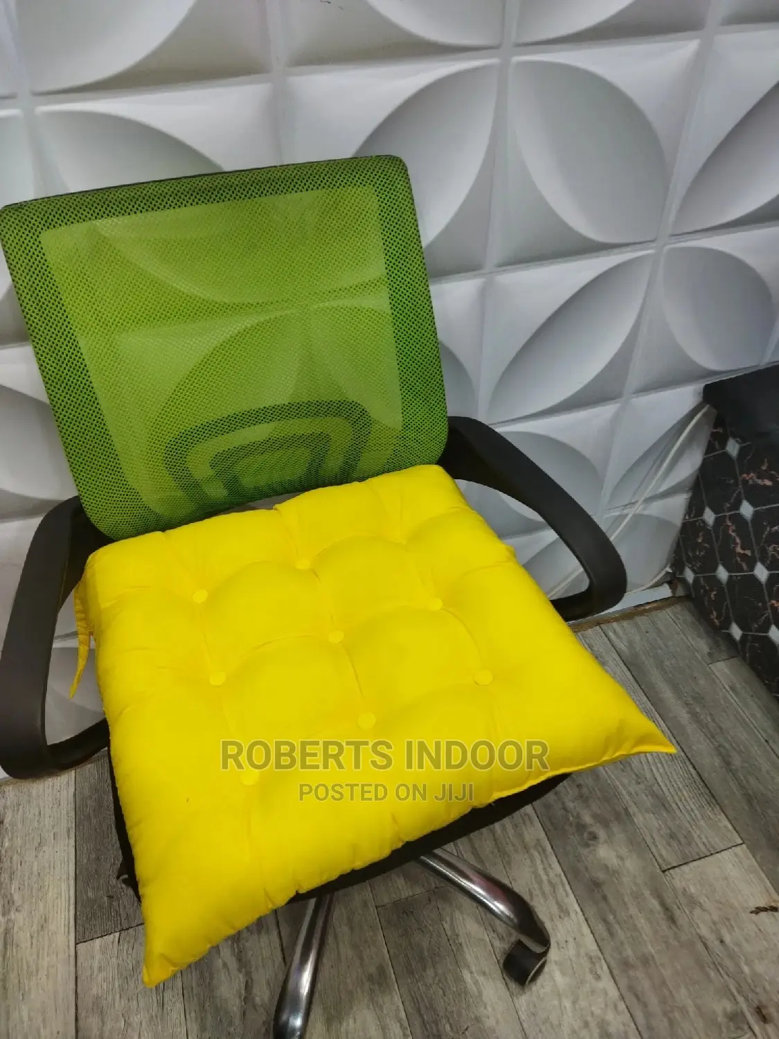 Yellow Office Chair Pad