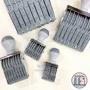 Hand Number / Letter Stamp Size 5 - 8 Bands 11mm