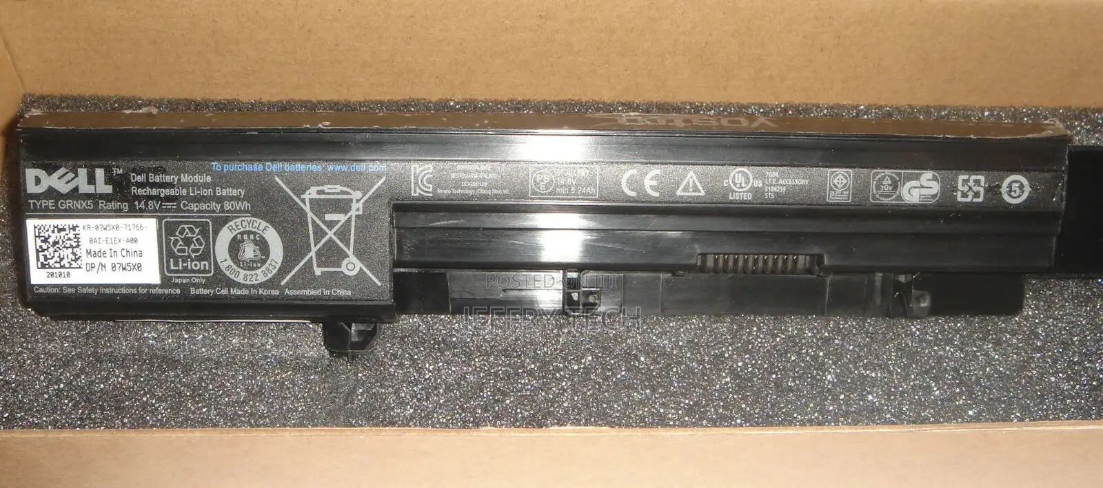 Original Battery Dell Grnx5vostro 3300 3350
