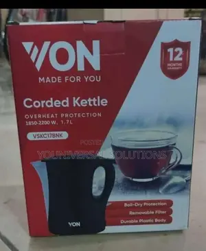 Von Electric Corded Kettle