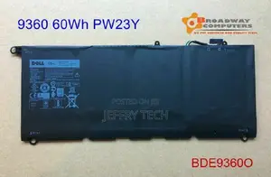 Battery for Dell XPS 13 9360 4 Cell 60wh PW23Y TP1GT RNP72