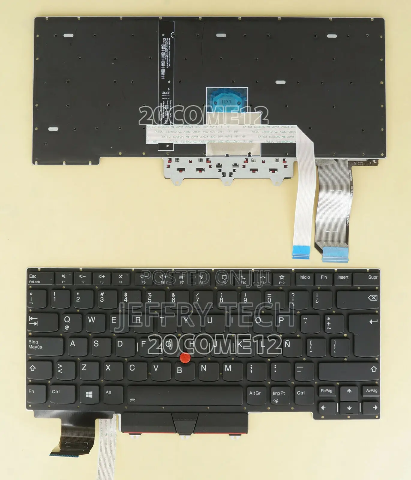 Lenovo Thinkpad E14 GEN 2 2020 Keyboard Backlit Latin Spanis