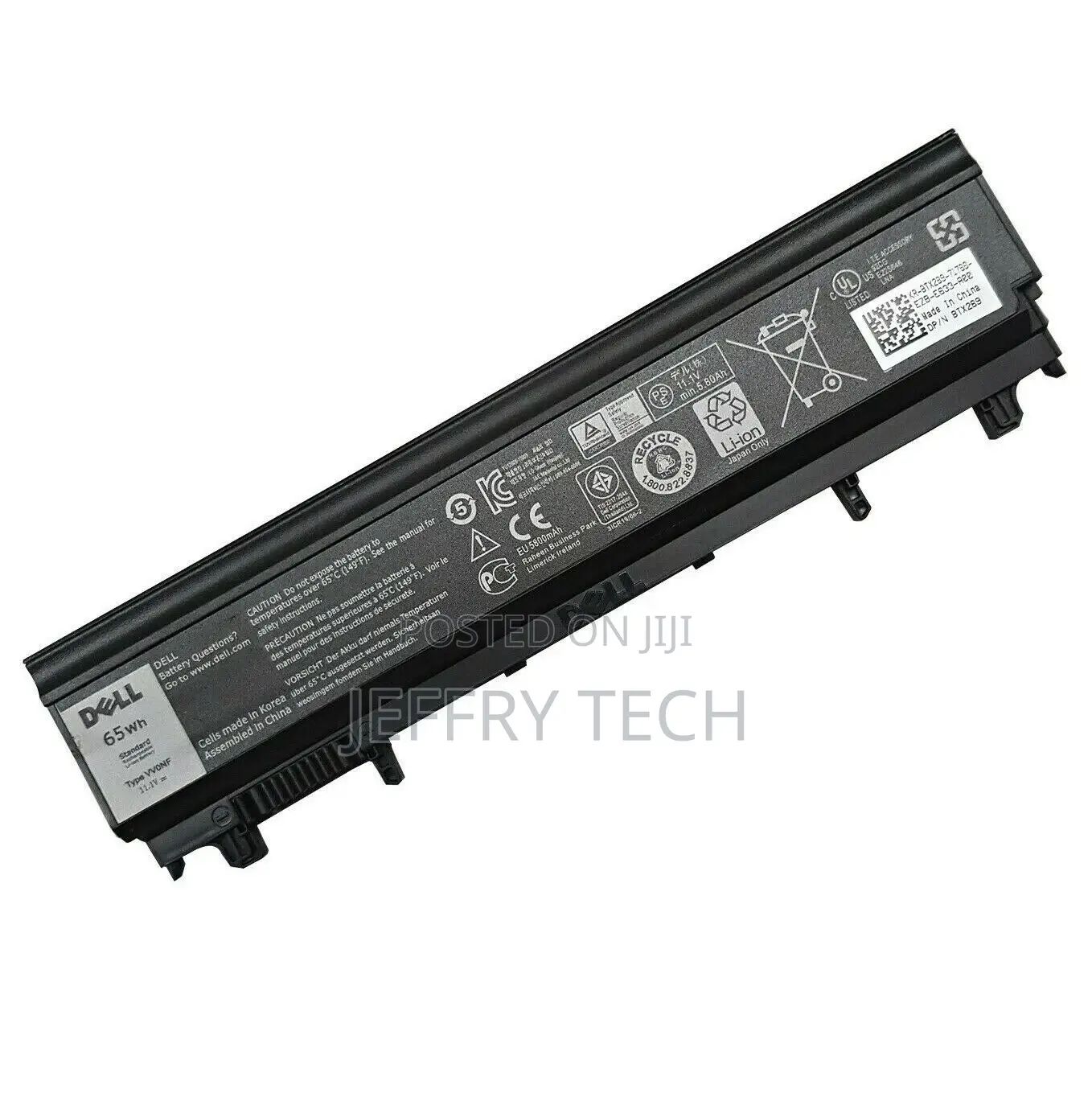 VV0NF Battery for Dell Latitude E5440 E5540 11.1V 65wh - VVO