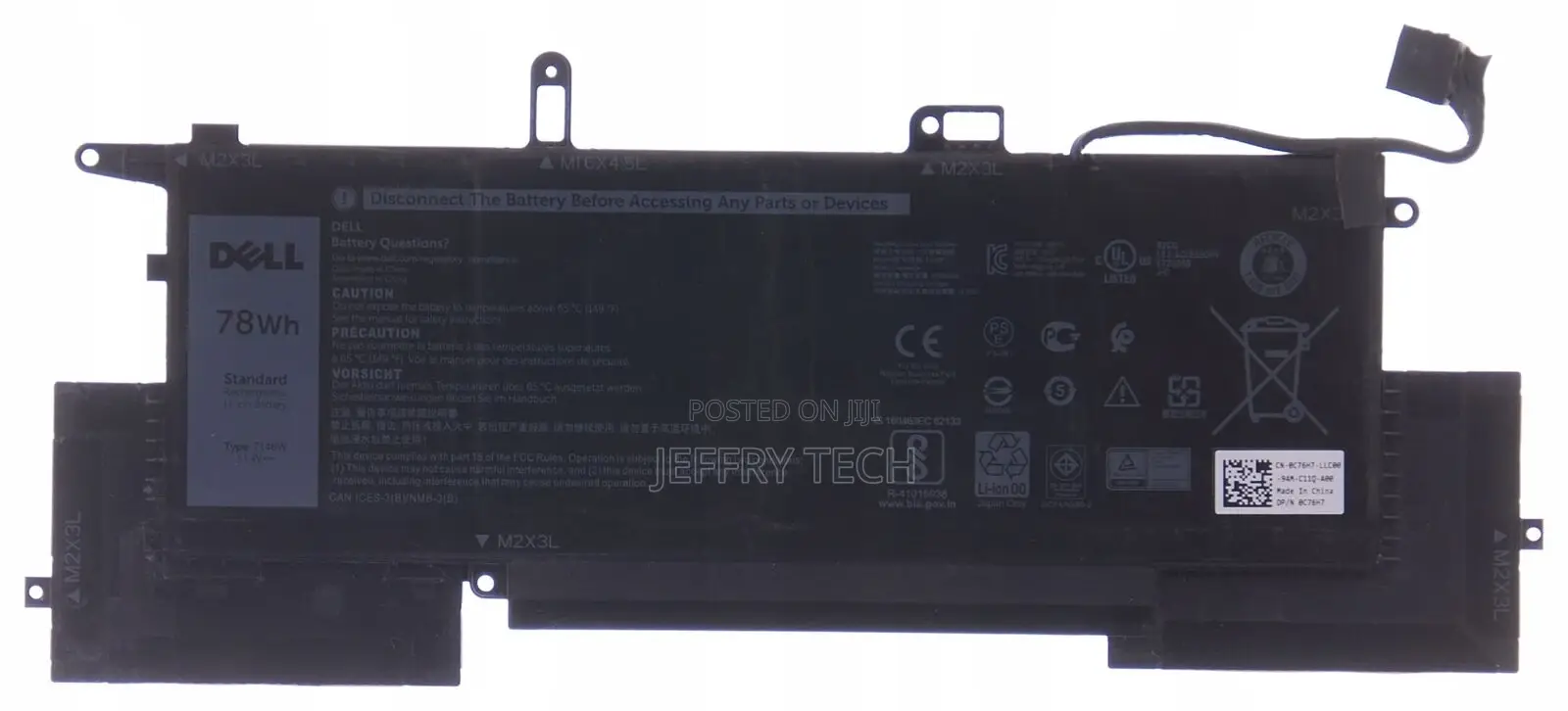 Battery DELL Latitude 7400 2-In-1 7146W A