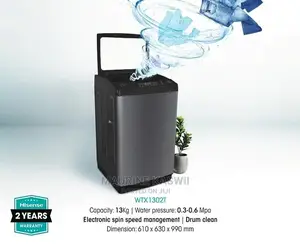 Hisense 13 Kg Automatic Brand New