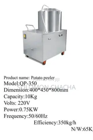 Potato Peeler 10kgs