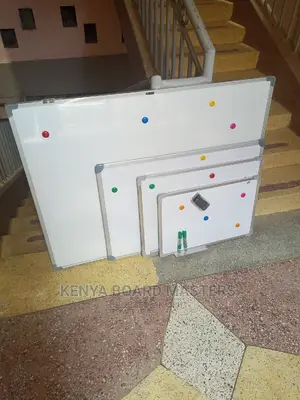 Clean Whiteboards (All Sizes) With Pens, Duster, and Magnets