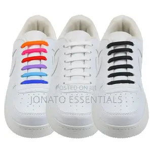 12pcs Silicone Shoe Laces, Elastic Shoelaces