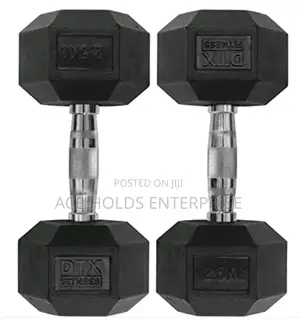 12 .5kgs Hexagon Dumbbell
