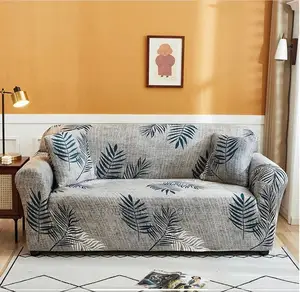 Flowered Grey 7 Sutter Sofa Cover