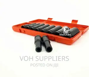 10pcs Half Inch Drive Heavy Duty Impact Sockets Set 10mm-24m