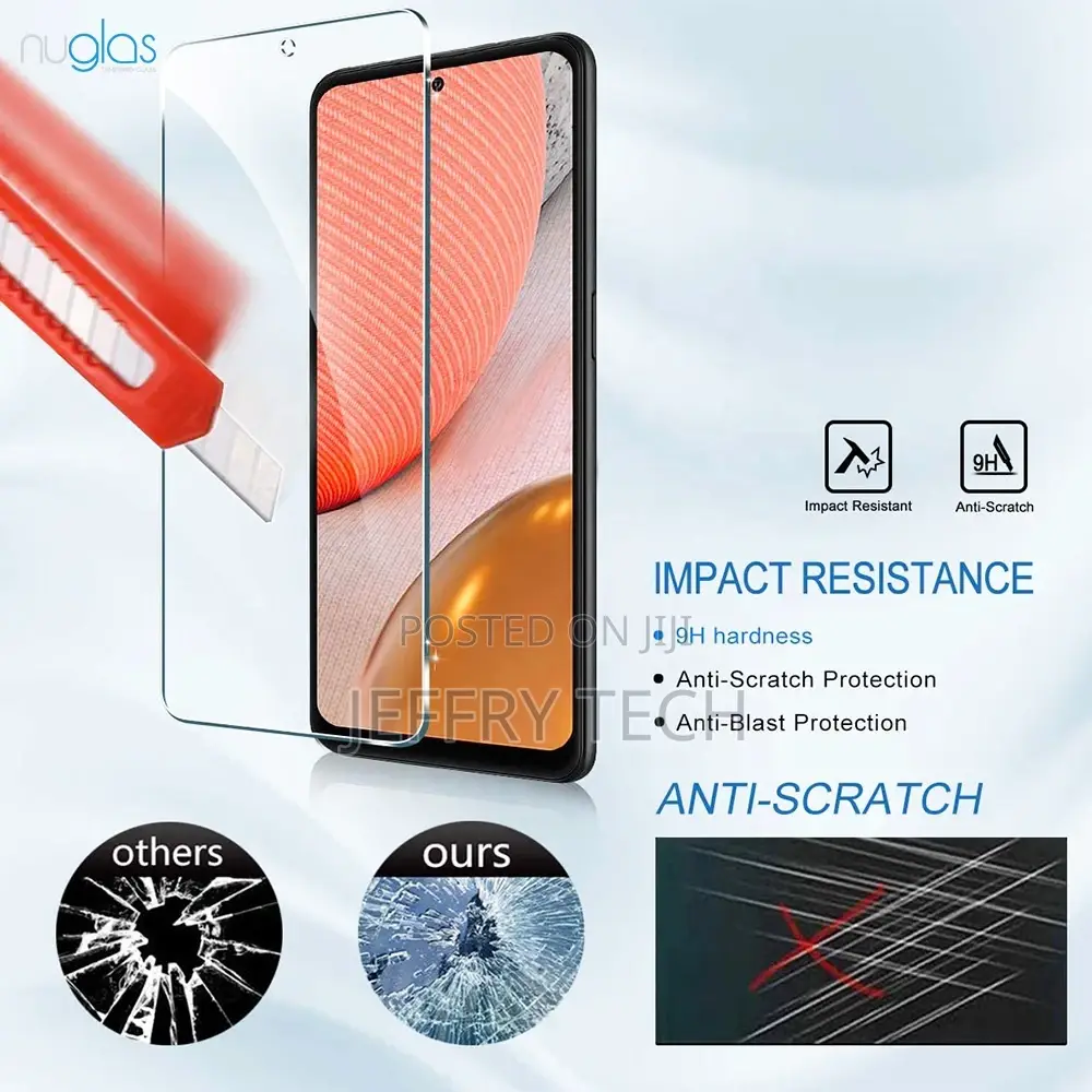 Tempered Glass Mobile Screen Protector for Samsung A73 5G