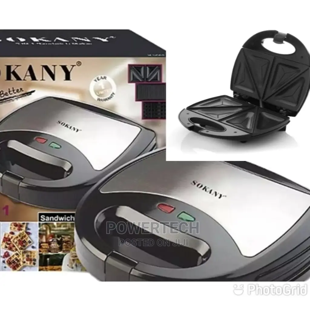 Sokany 3 In1 Grill Maker ( Sandwich Maker)
