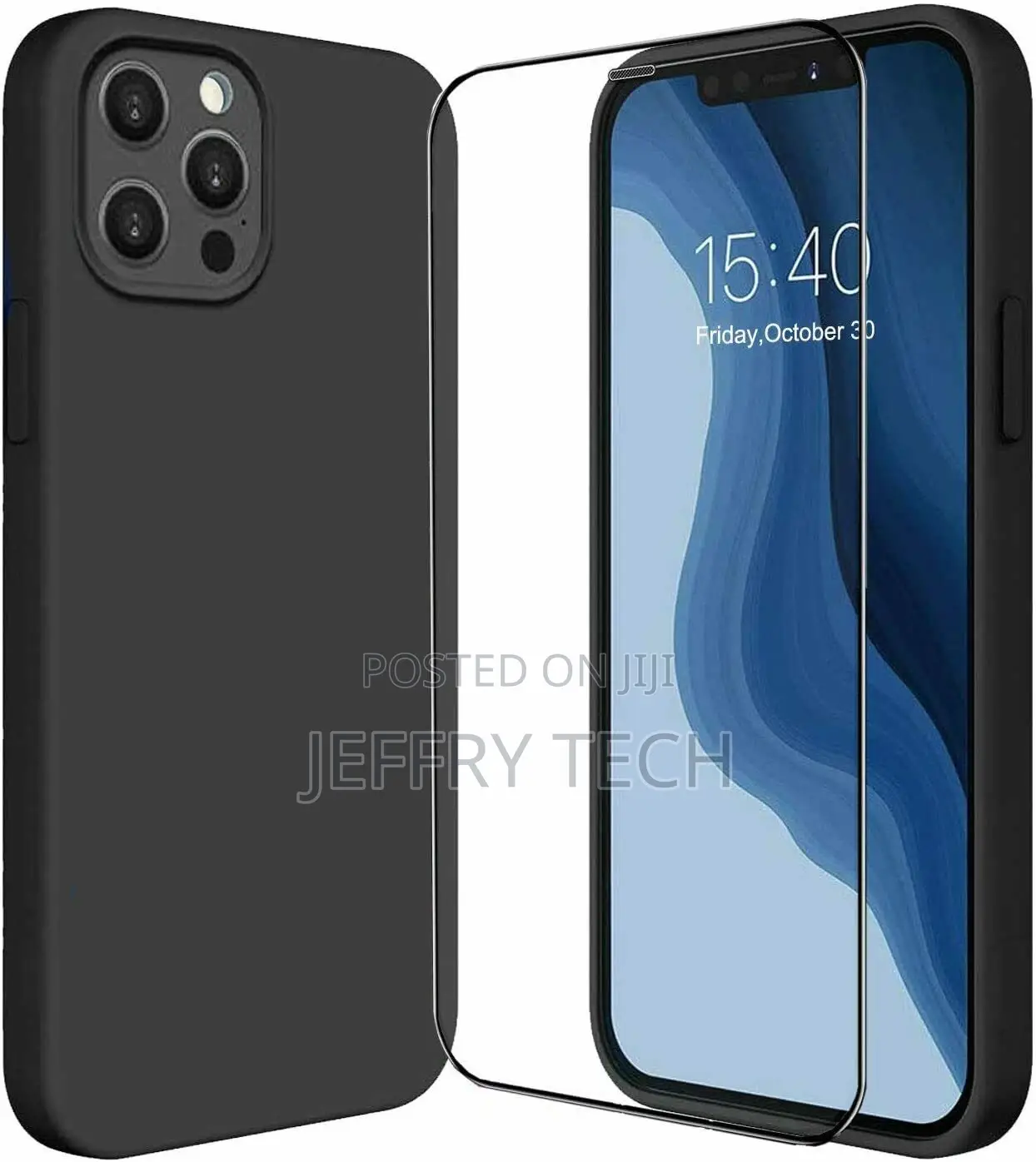 Silicone Case With Screen Protector for iPhone 12 11 Pro Ma