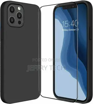 Silicone Case With Screen Protector for iPhone 12 11 Pro Ma