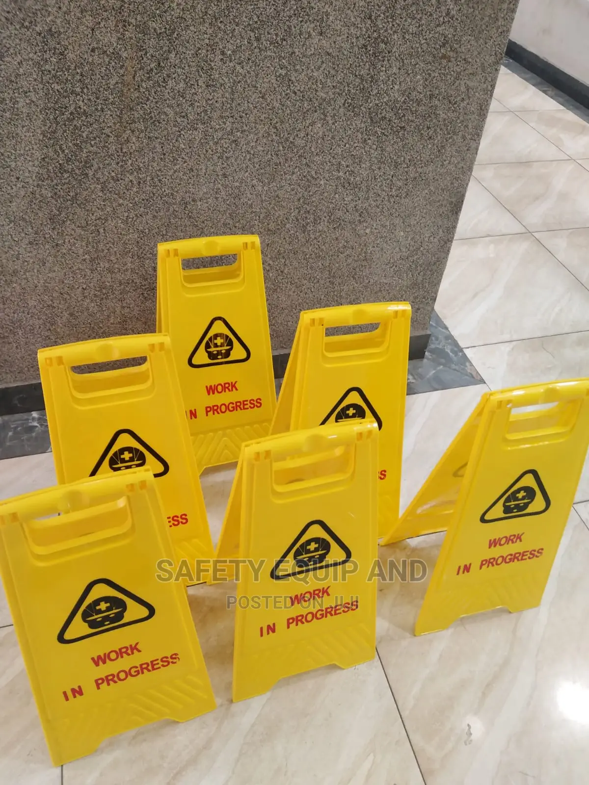 Work in Progress Sign Board