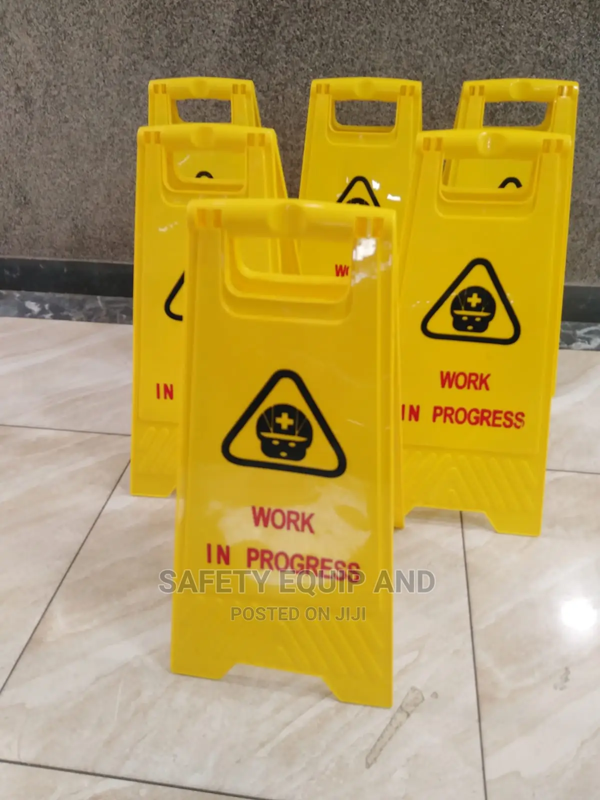 Yellow/Work in Progress Safety Signage
