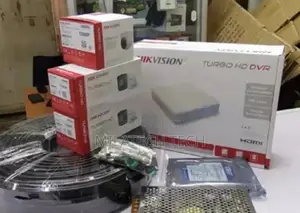 Full Kithikvision 1080P Full HD CCTV Cameras Complete Kit
