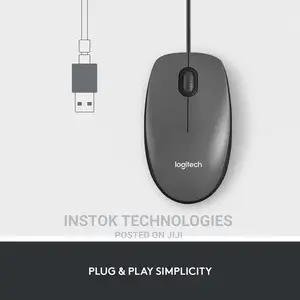 Logitech M100 Corded (Wired) USB Mouse