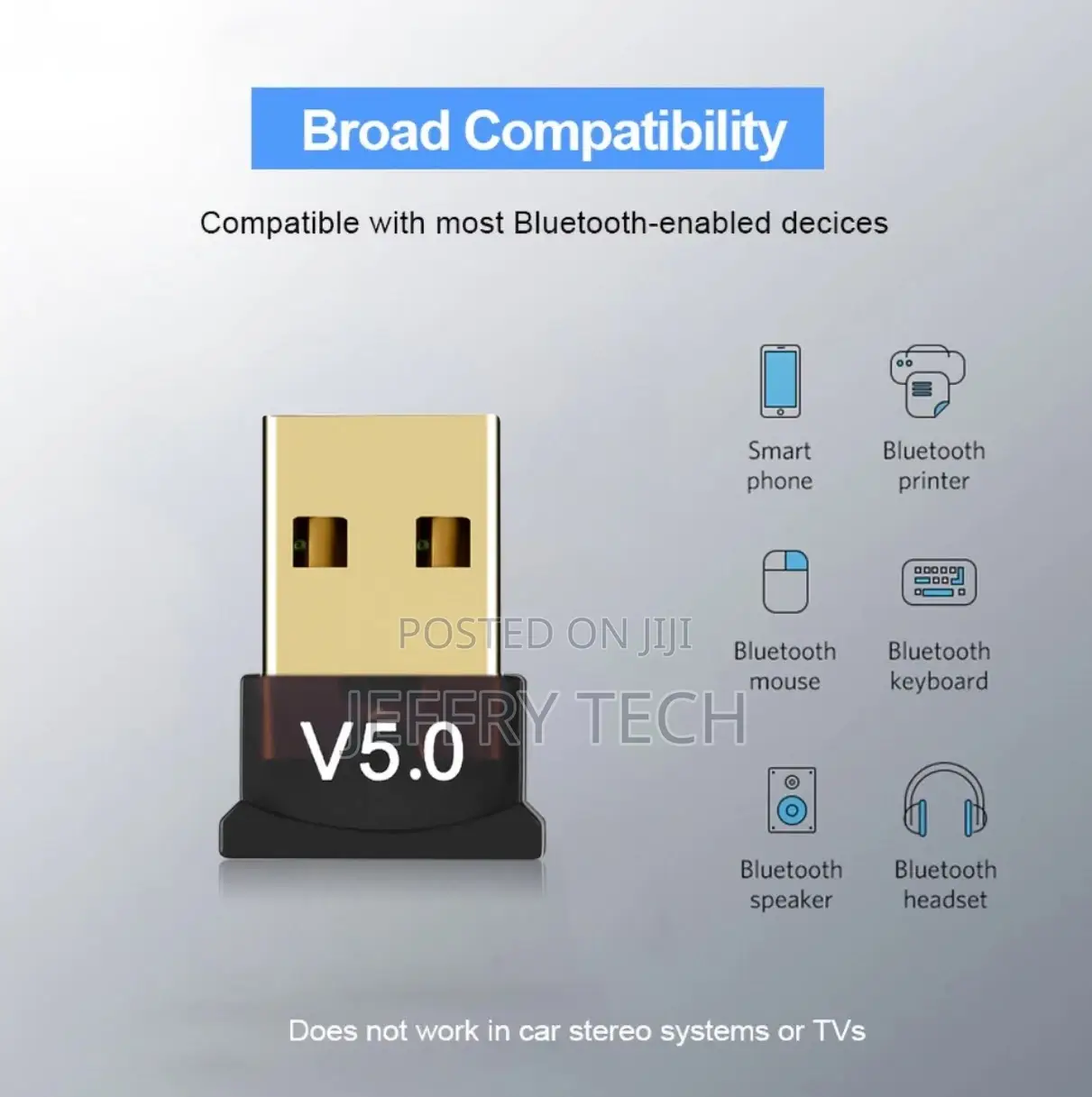 Bluetooth Stereo Wireless Audio Transmitter Receiver USB PC