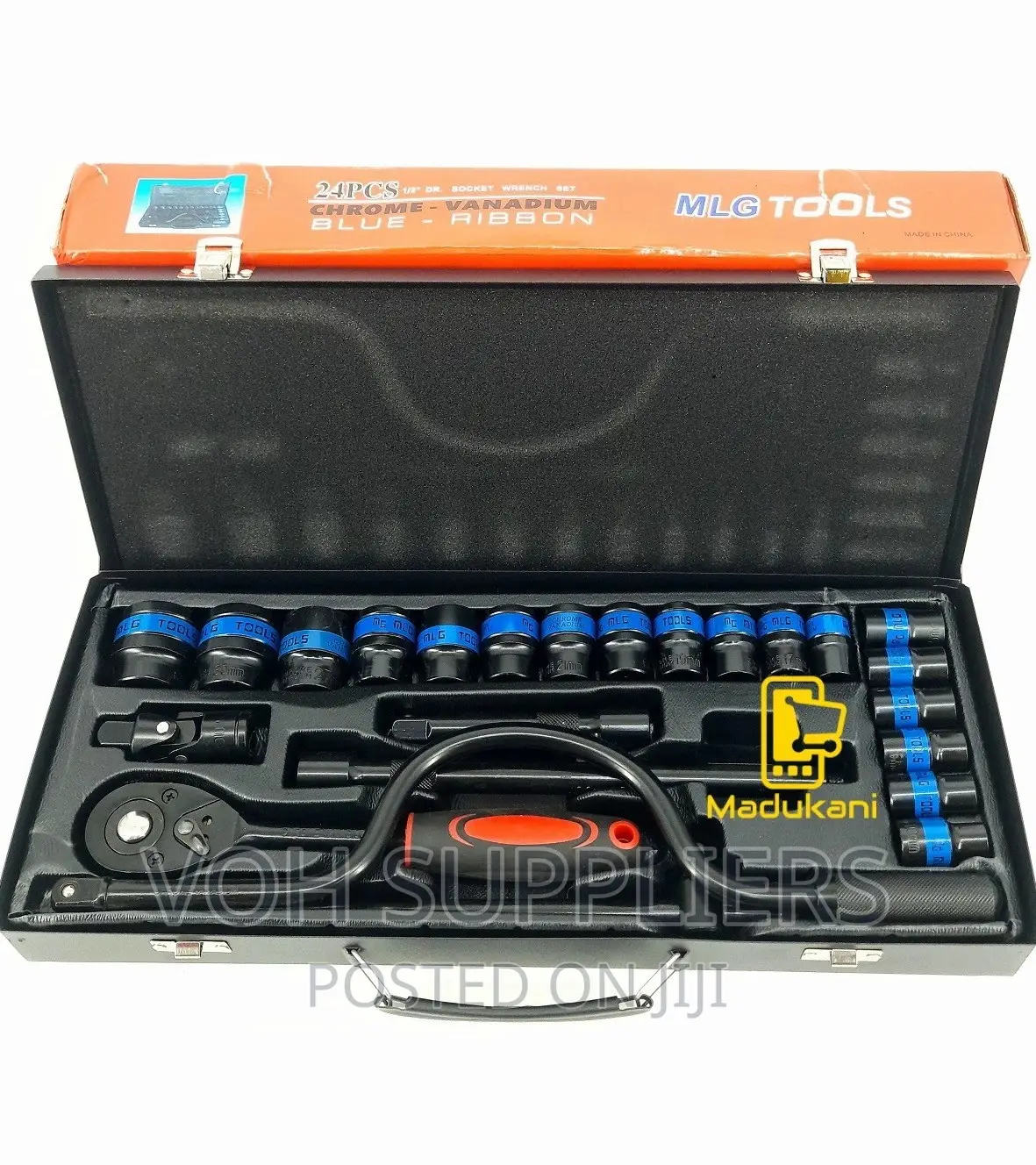Strong 24PCS Half-Inch Drive Socket Wrench Set